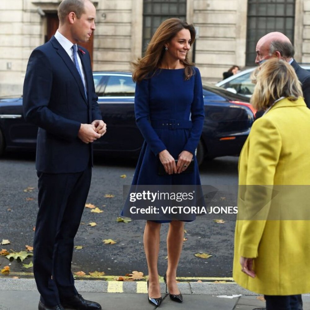 JIMMY CHOO ROMY BLACK PATENT ASO KATE MIDDLETON PRINCESS OF WALES